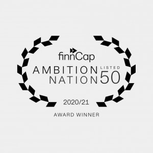 finnCap Ambition Nation Listed 50 Award Winner